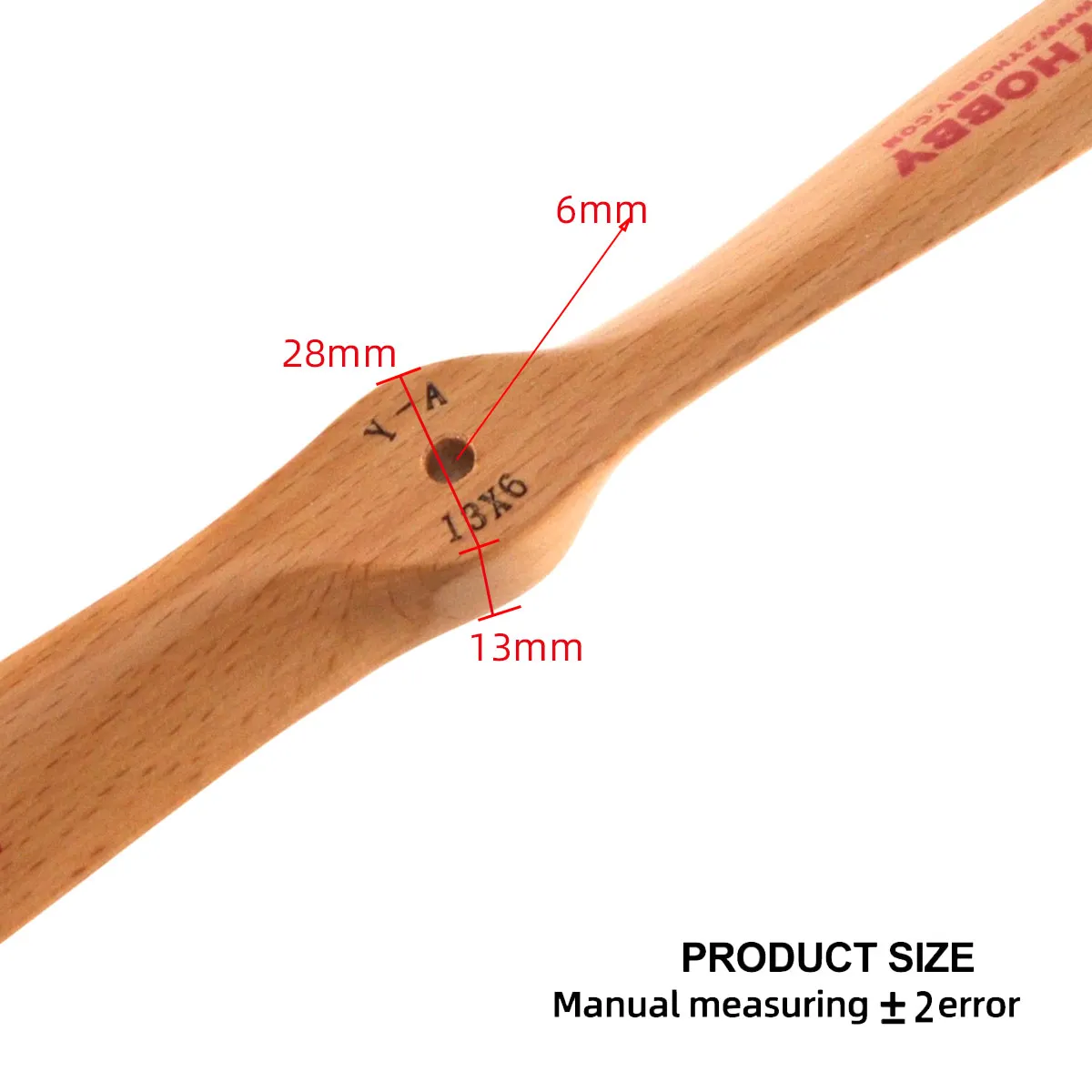 1pc 13*6 Wooden Propeller CW or CCW Tracter Pusher Prop For Fixed Wing RC Airplane Model Aircraft Zyhobby | Игрушки и хобби