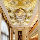 Пользовательские Настенные обои 3D роскошный Европейский Стиль Бог любовь ангел Зенит потолочное украшение для дома настенные Гостиная отель 3D Фреска