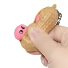 Необычная необычная игрушка-брелок для снятия стресса в виде гороха, для улучшения детской модели, антистрессовая игрушка для детей с особыми потребностями