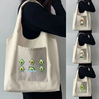 shopping bag ladies environmental protection large capacity printing series portable shoulder bag washable travel bags reusable