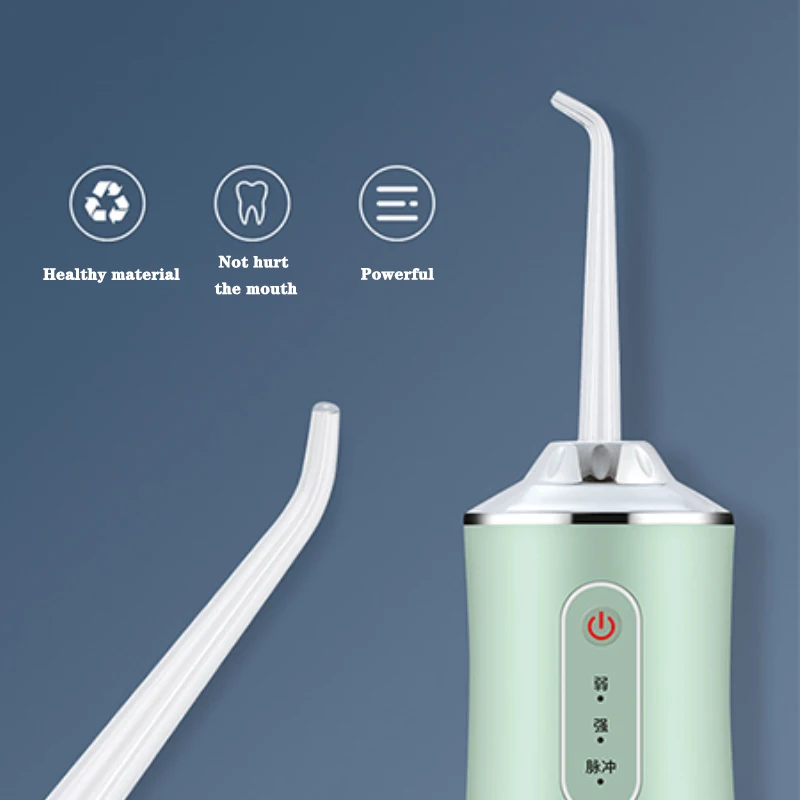

240 Ml Portable Oral Irrigator Wireless Electric Water Flosser Waterproof Usb Rechargeable Teeth Cleaner Dental Flusher