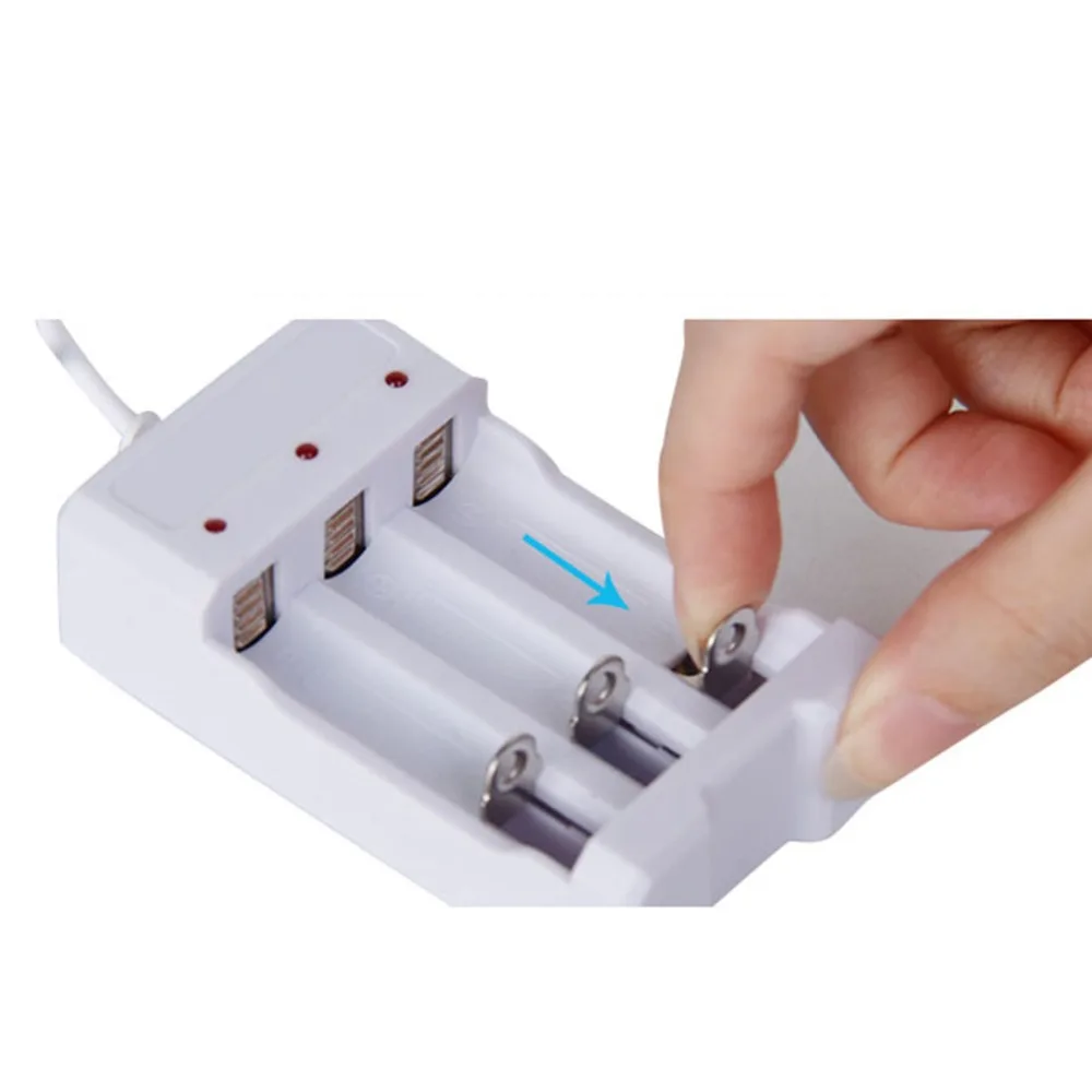 AAA 2/3/4 usb-разъемы Батарея Зарядное устройство быстрой зарядки защита от короткого замыкания Защита от ААА и АА Перезаряжаемые Батарея станция высокое качество