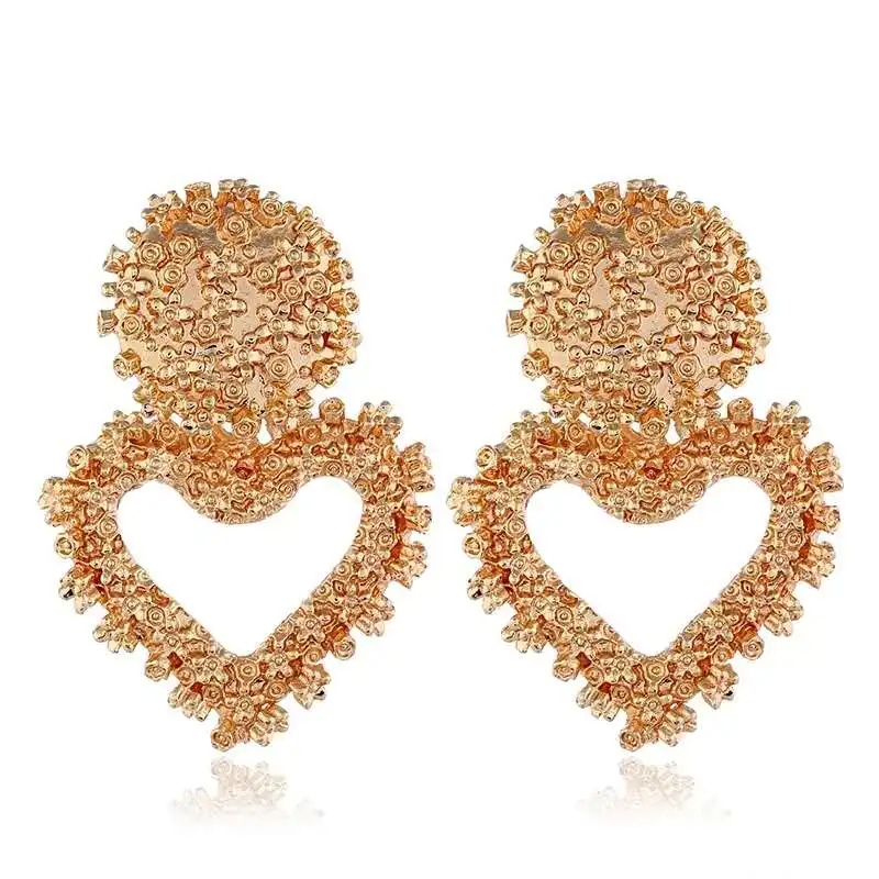 Ретро металлические прямоугольные свисающие женские Серьги Геометрические