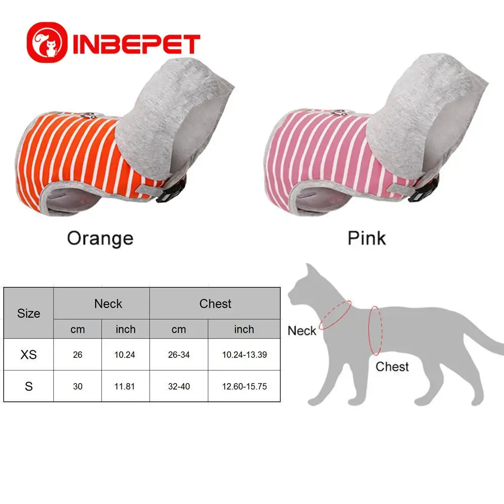 

INBEPET Cat Harness Leash Pets Comfortable Stylish Cotton Dog Cat Harness Leash Set For Small Puppies Cats Products for Pets
