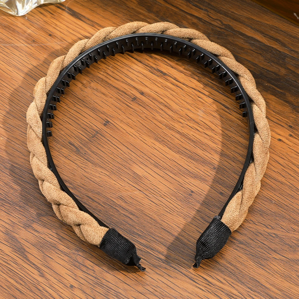 Новинка Женский ободок Haimeikang с перекрестным узлом твист для взрослых Осень-зима |