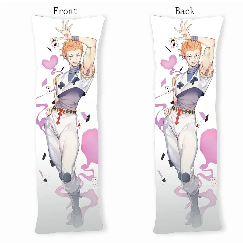 Аниме Hunter X Hisoka Dakimakura тела подушку Чехол Крышка холодный белый двусторонняя