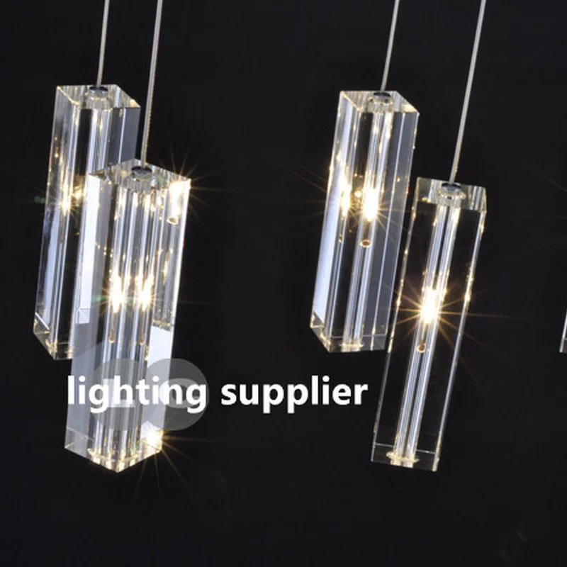 Люстра современные светодиодные гостиная лампы хрустальная люстра лестничный