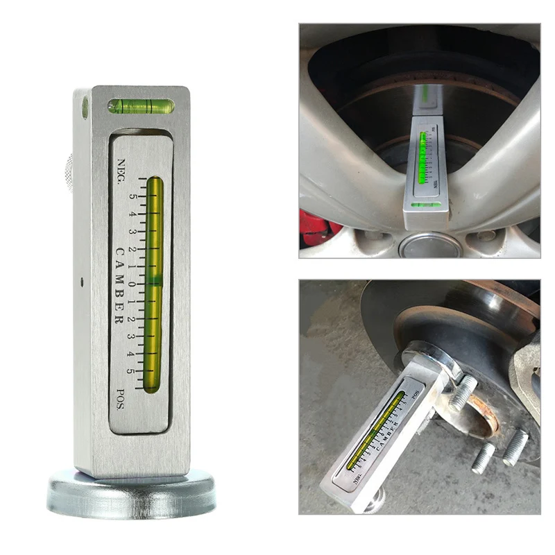 

Adjustable Magnetic Camber Castor Strut Wheel Alignment Gauge Tool Four Wheel Positioner