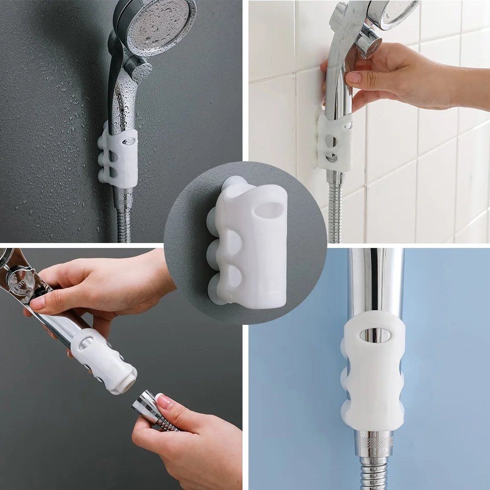 Бытовой Ванная комната присоска для душа Съемный держатель ванной комнаты