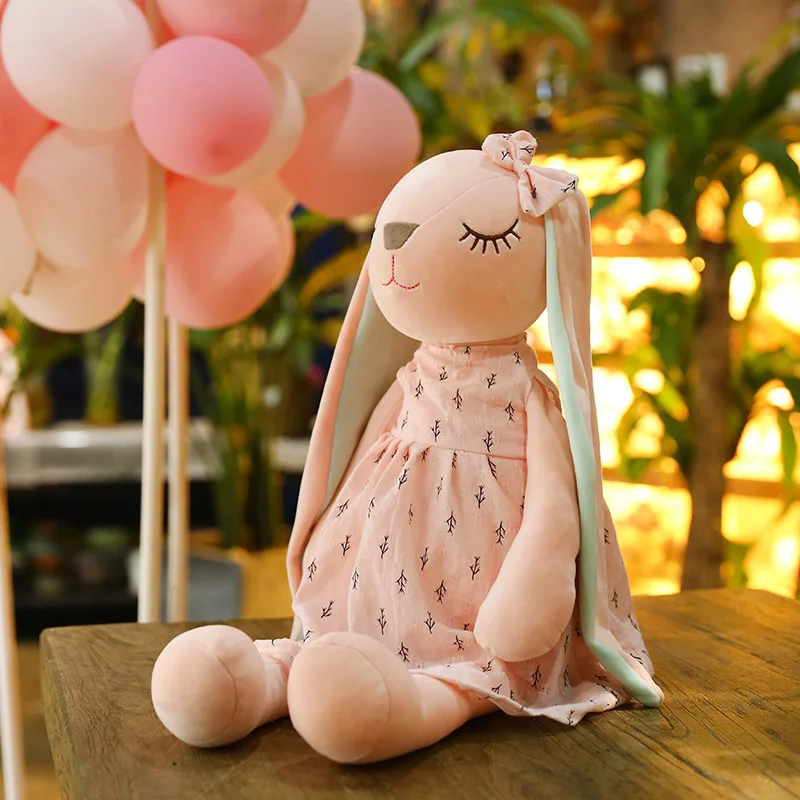 

Long Ears Cute Rabbit Doll Baby Soft Plush Toys For Children Rabbit Sleeping Stuffed Plush Animal Baby Toys For Infants