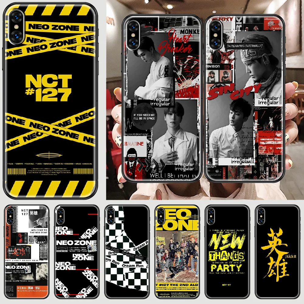 Чехол-накладка для iphone 5 127 se 2 6 6s 7 8 12 mini plus X XS XR 11 PRO MAX, NCT 5s Neo Zone