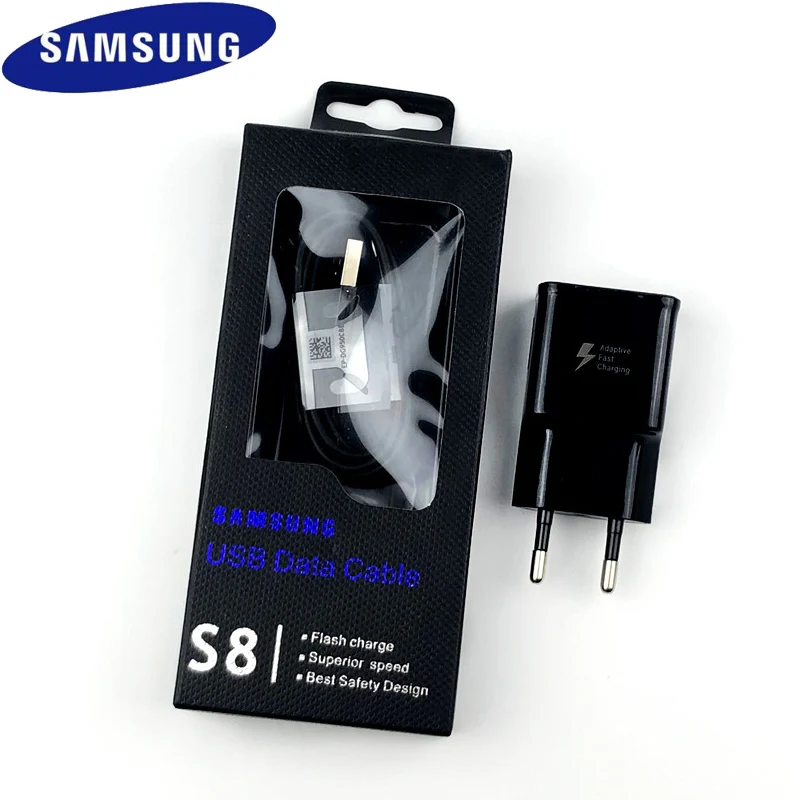 Оригинальное быстрое зарядное устройство Samsung 9 В/1 67 А ЕС быстрая зарядка адаптер