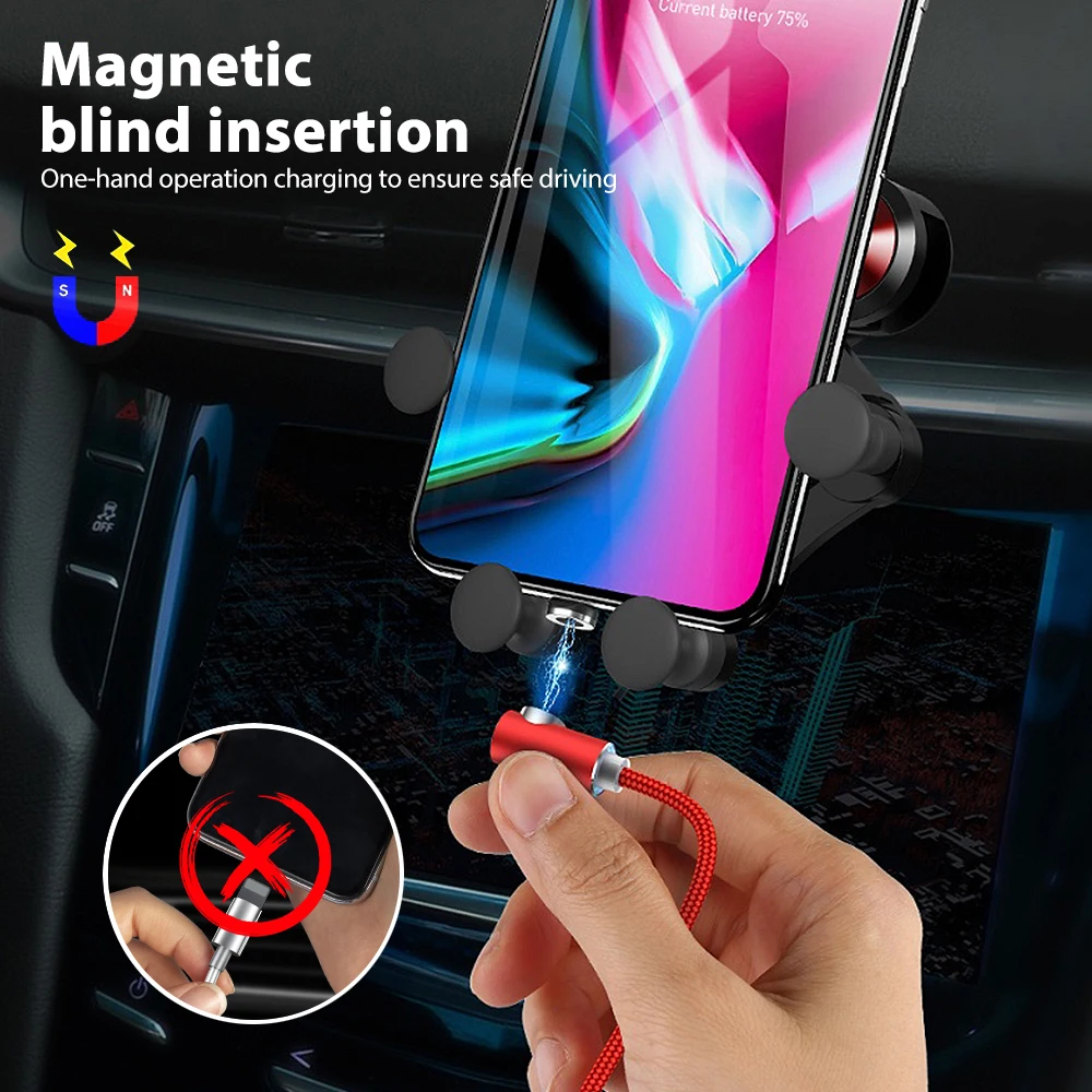 2а usb type C Магнитный кабель 1 м 2 для быстрой зарядки мобильного телефона зарядный