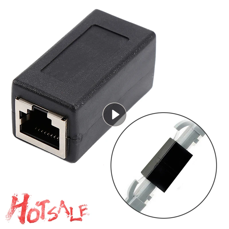 

Adapter Lan RJ45 Connector Ethernet Adapter 8P8C Network Extender Extension Cable For Ethernet Cable Female To Female For PC