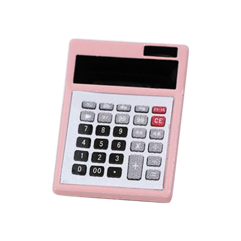 

Doll House Accessories Mini Calculator Model 1:12/1:6 Scale Scale Miniature Toy Living Room Doll Parts Accessories