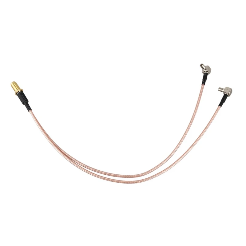 SMA Female to Y Type 2 X TS9 Male / CRC9 коннектор сплиттер Сумматор кабель Pigtail RG 316 30 см