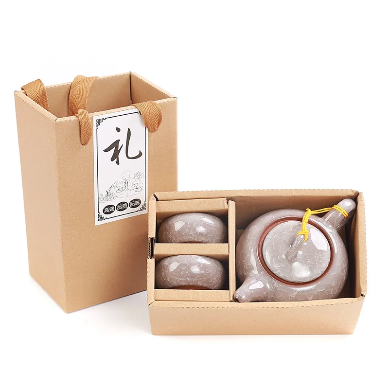 Портативный китайский чайный набор кунг фу для путешествий улицы офиса простое