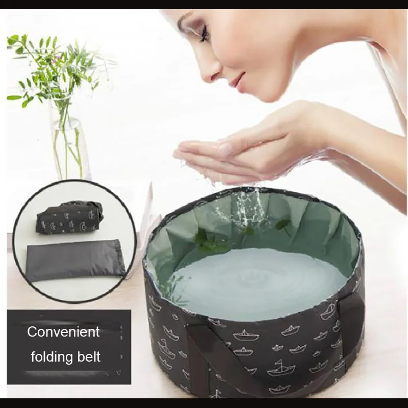 Портативный складной дорожный мешок для мойки стоп 10 л|Массажные столы| |