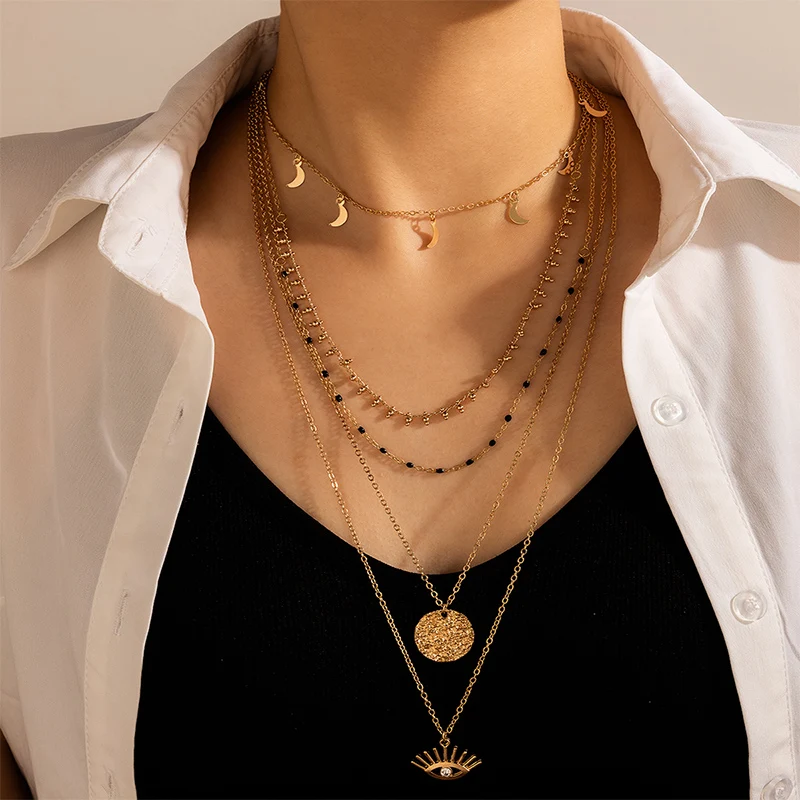 Модный docona Черный семян из бисера колье с подвеской в виде креста для женщин