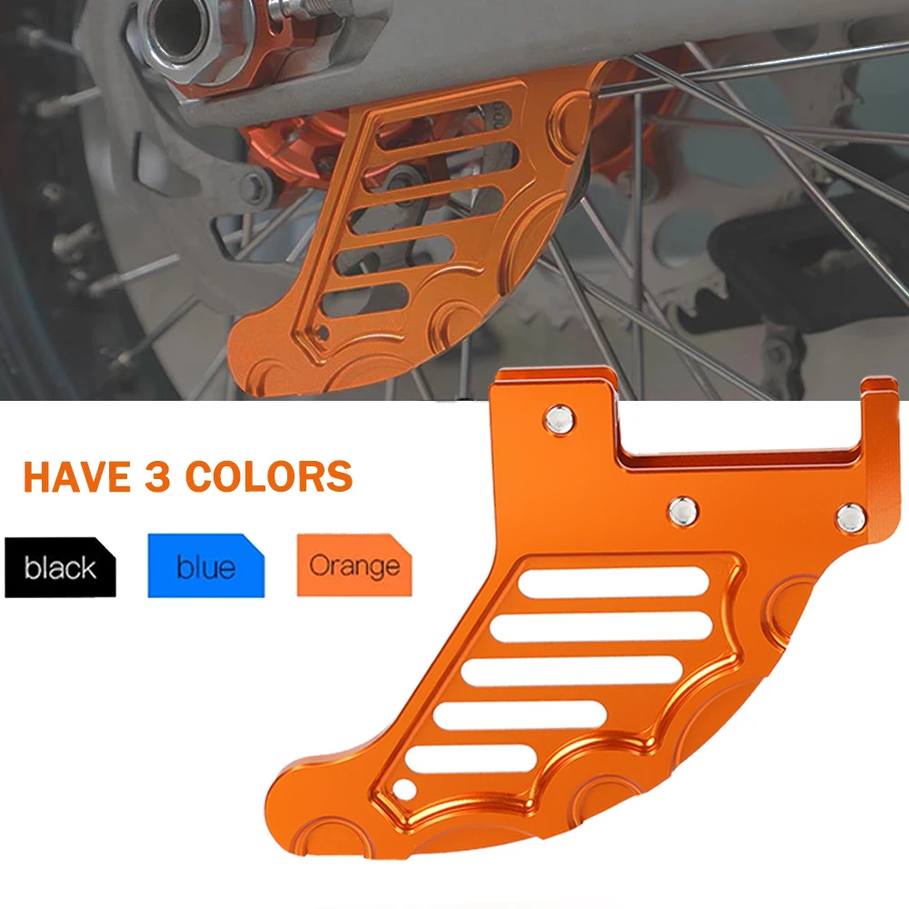 

Motorcycle Aluminum Accessories Rear Brake Disc Guard Potector For 400 EXC 2009-2011 400 XC-W 2007-2010 450 EXC 2006-2016