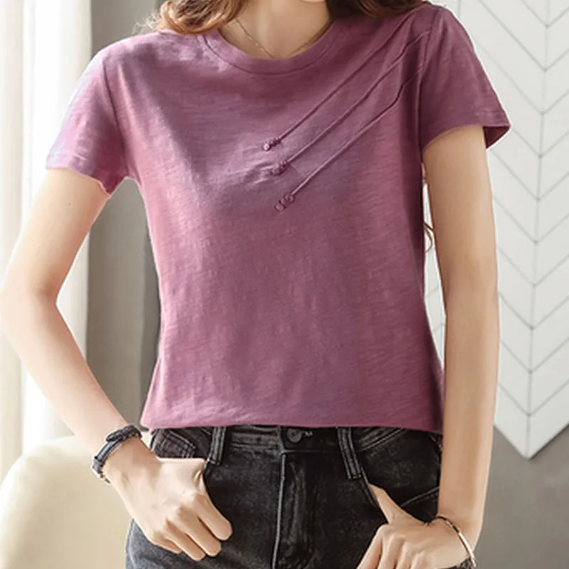 Новинка 2021 летняя одежда Корейская рубашка с коротким рукавом женская модная