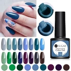 Гель-лак для ногтей синего цвета, 7,5 мл