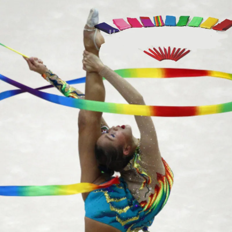 Танцевальная лента для спортзала Ритмическая Гимнастика Художественная