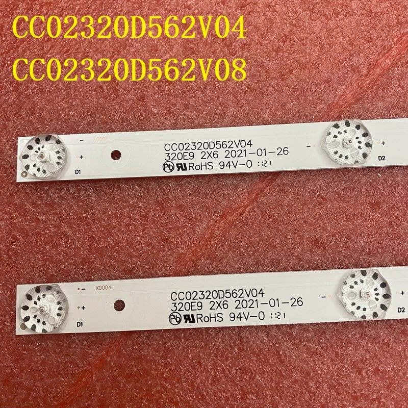 LED Strips For NVT-32H103W 32HT101X CC02320D562V04 CC02320D562V08 LC320DXY-SLA6 LSC32 32LED02T2M 32LED03T2M LE-8822A