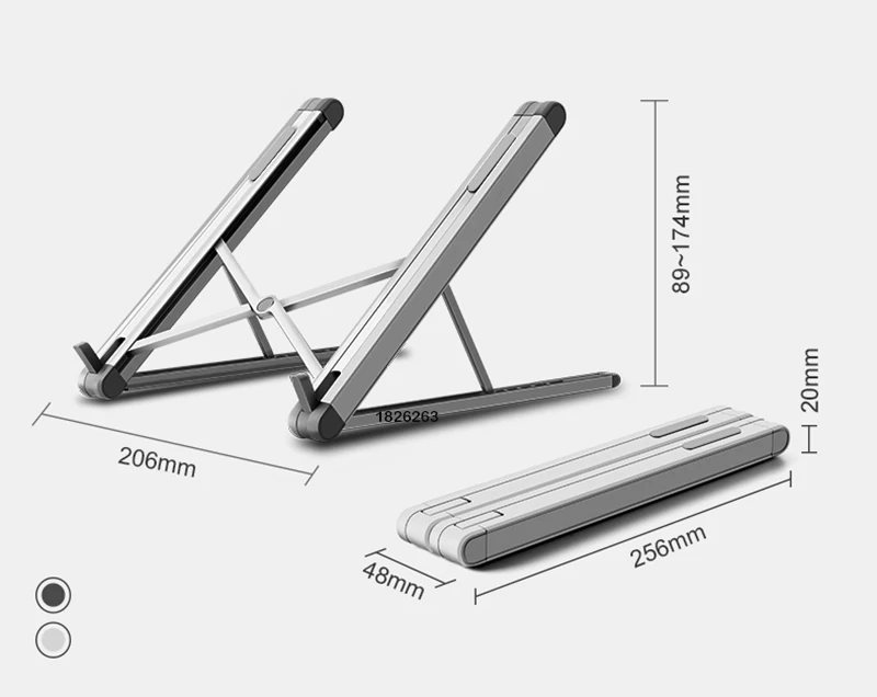 Hyvarwey JP-2 Easy Foldable Aluminum 11-15.6 inch Laptop Holder Ultra Light Desktop Notebook Stand Portable Support | Автомобили и
