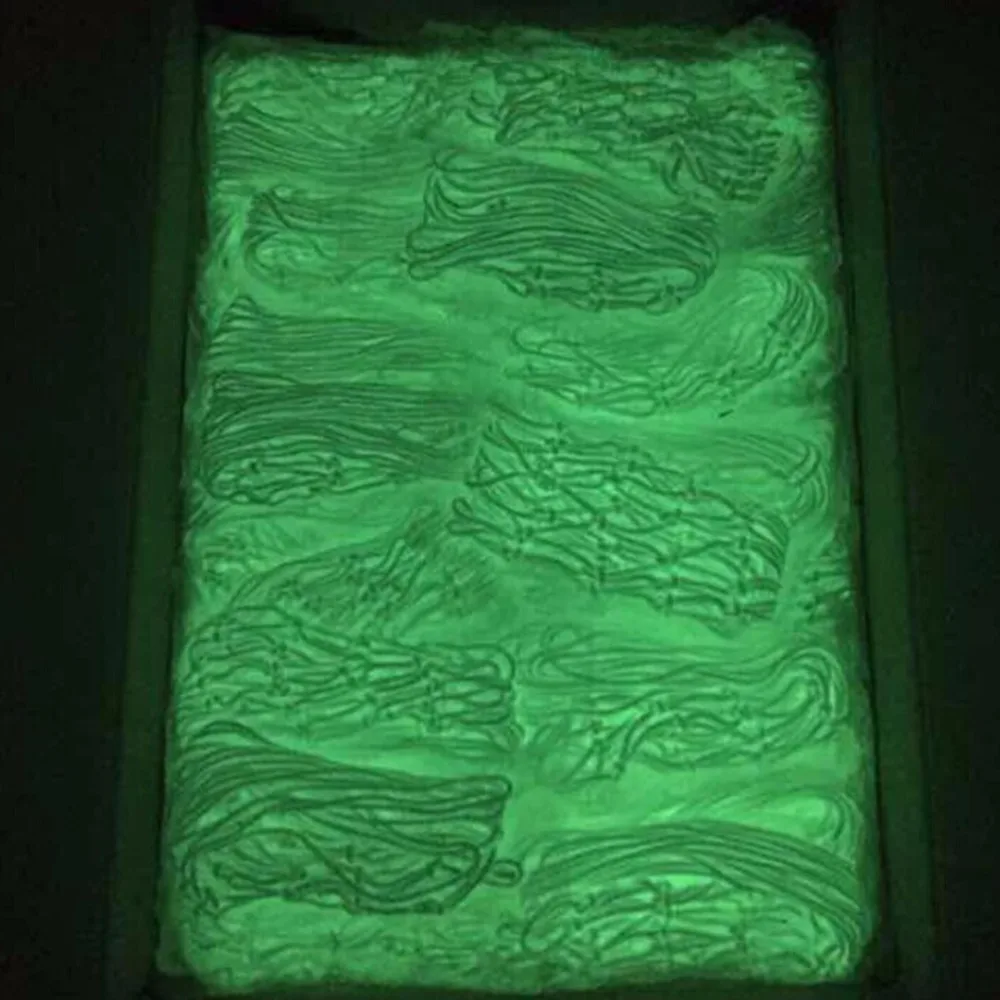 

Nylon Standard Basketball Hoop Net Glowing Light Shooting Training Green Luminous Basketball Net Backboard Rim Ball Mesh