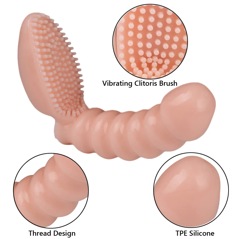 Вибраторы для пальцев секс-игрушки щетка стимуляции клитора Вибрирующая насадка