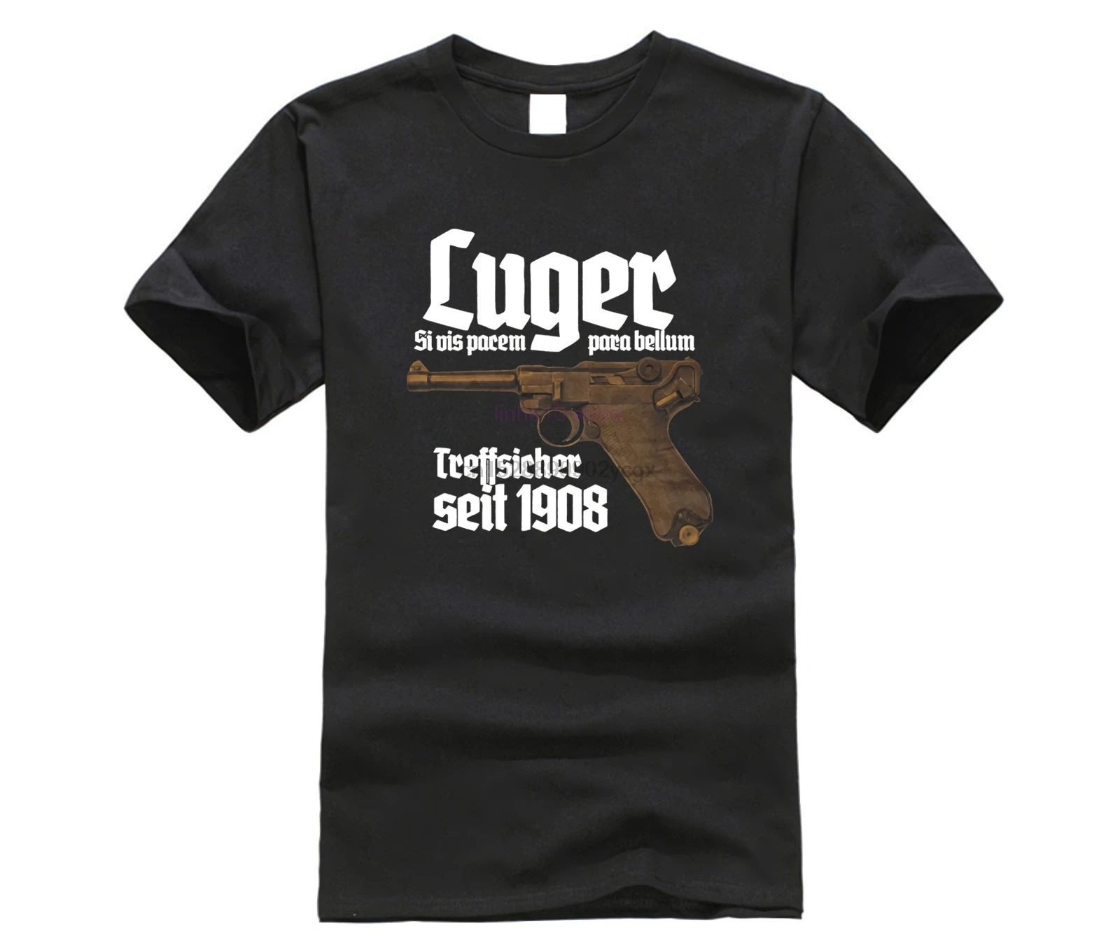 Luger Премиум Футболка Pistole 08 парабеллумбережская Новинка модная крутая