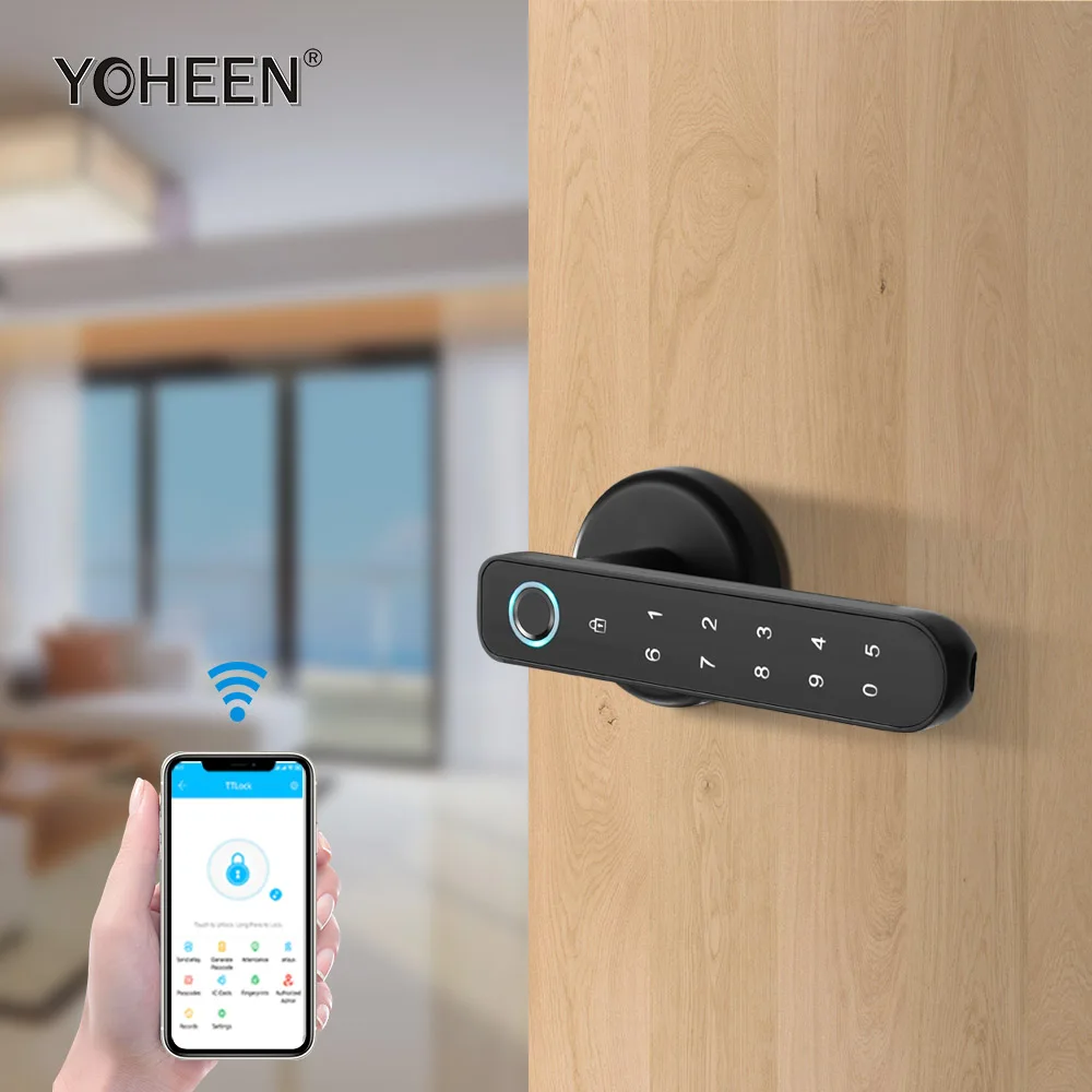 Умный дверной замок YOHEEN TTlock BLE Wi-Fi электронная цифровая дверная ручка
