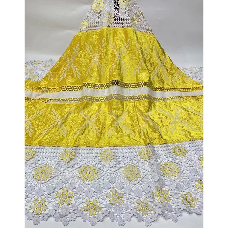 

Cord Lace and great Velvet Lace Fabric knitted mysterious pattern with stones ADPV13 good quality African Guipure Lace Fabric