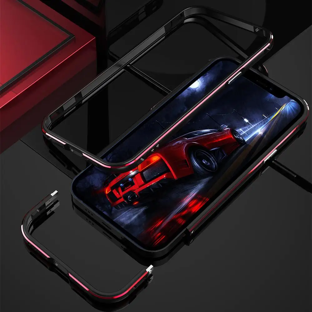 Чехол для iPhone 12 /12 Pro/12 Pro Max Mini /11 13 Алюминиевый металлический бампер | Мобильные