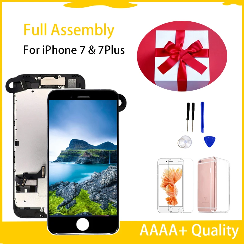 AAAA + качественный дисплей с полным набором в сборе для iPhone7 7plus полная замена
