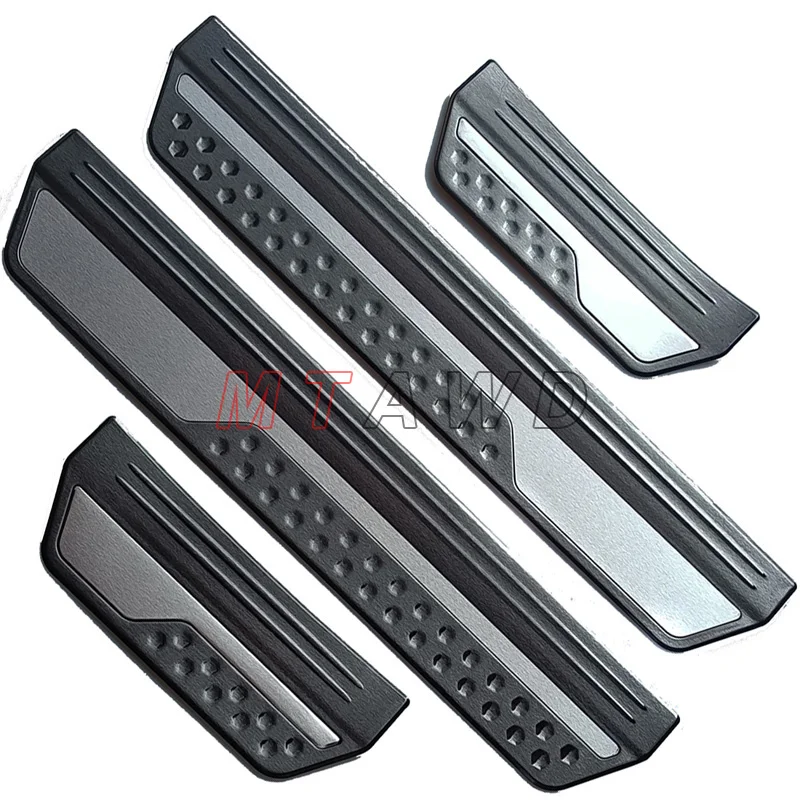 

For Honda HR-V HRV Accessories 2022 2021-2018 Stainless Car Door Sill Kick Scuff Plate Protector Trim Cover Pedal Guard Styling