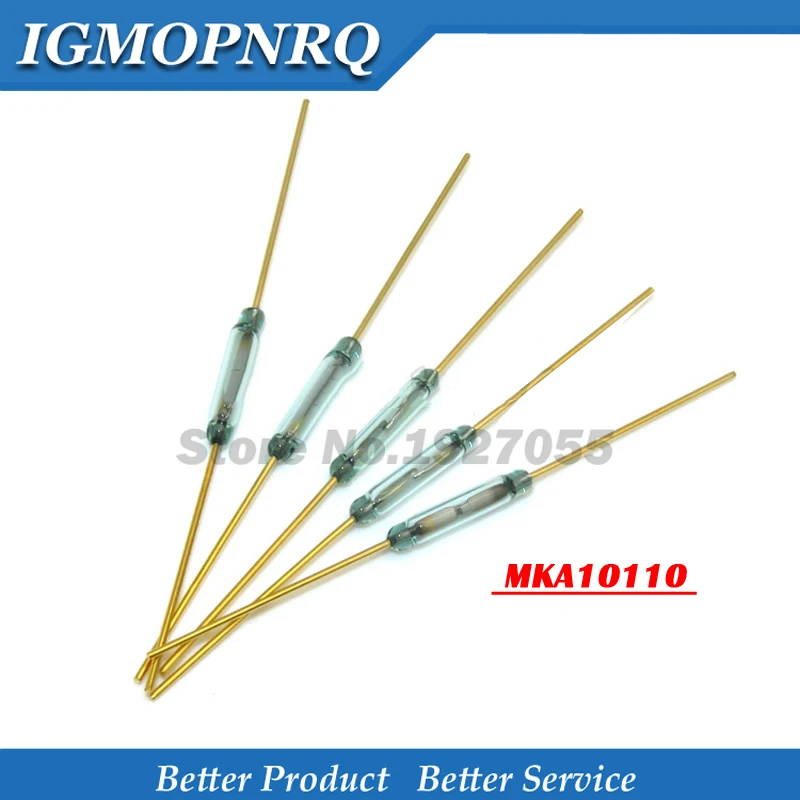 10 шт. GPS-14A MKA14103 GPS-14B MKA10110 2*14 мм геркон пластиковый антивибрационный магнитный переключатель НЗ нормально закрытый