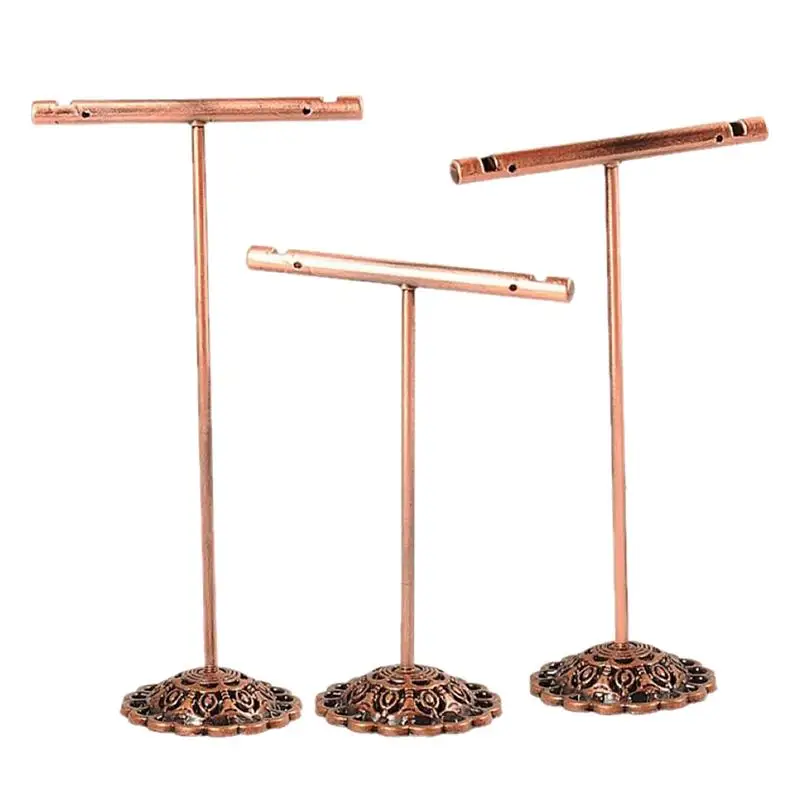3 шт./компл. подставка для сережек t образные кованые держатели шпилек стойка