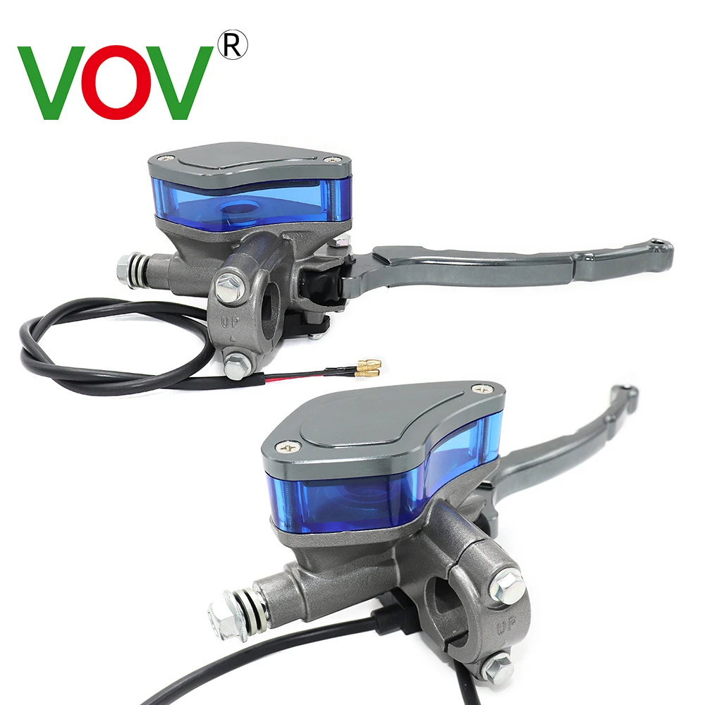 Universal Lever Mope Motorcycle brake Pump Cylinder Hydraulic Front Brake Lever Scooter Clutch Dirt Bike Handle moto Accessories