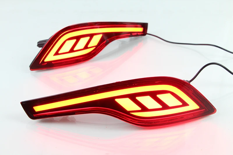 2PCS LED For Honda CRV 2017 2018 2019 Multi-function 12V Reflector Lamp Rear Fog Bumper Light Brake Foglight |