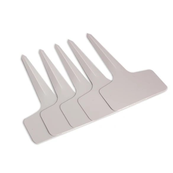 

50pcs 6 x10cm T-Type Upturned Marker Plant Labels Tags Plastic Seedl Nursery Garden Stick Gardening Seedling Label Plant Marks