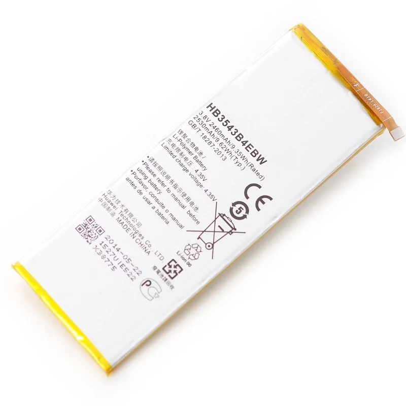 2460 мА/ч HB3543B4EBW Батарея для huawei Ascend P7 U07 p7 c00 T00/Ascend L07 L09 L00 L10 L05 L11 Бесплатная с