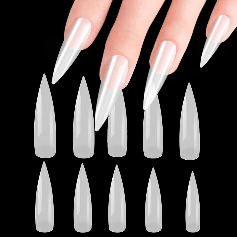 100/500 шт Поддельные накладные ногти искусственные для наращивания ногтей