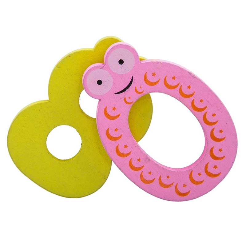 Красочная деревянная Магнитная игрушка для холодильника обучающая