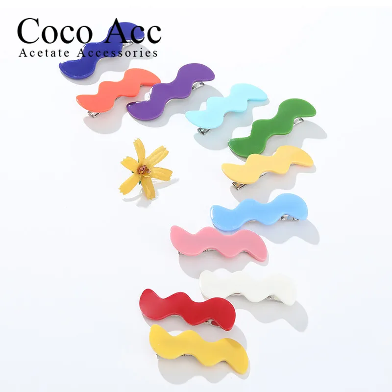 

10+color Cute Kids Baby Girls wave Hair Clips Headwear fansy fashion Hair Accessories decorations for kids