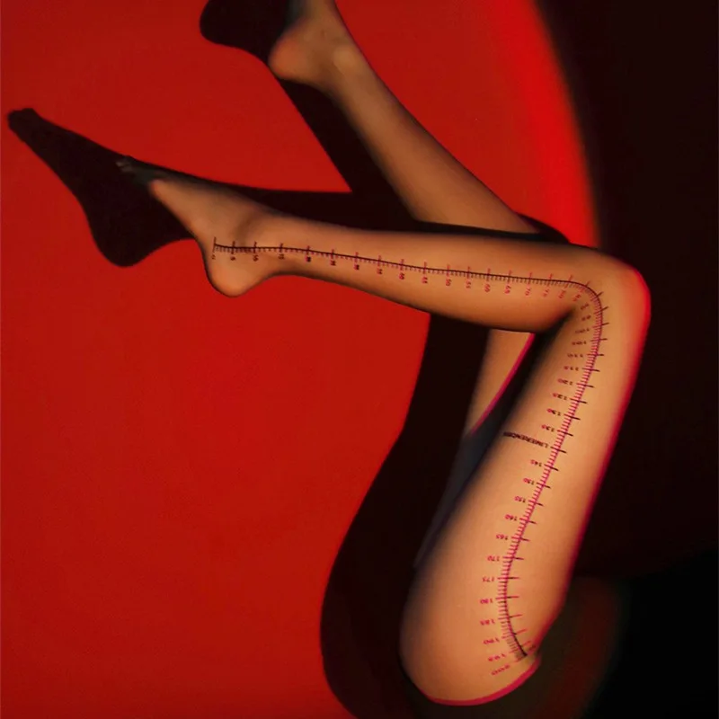 Paloli Women's Pantyhose Sexy Scale Slim Stockings High Waist Nylon 5D Tear Resistant Breathable Elastic Tights Street Fashion