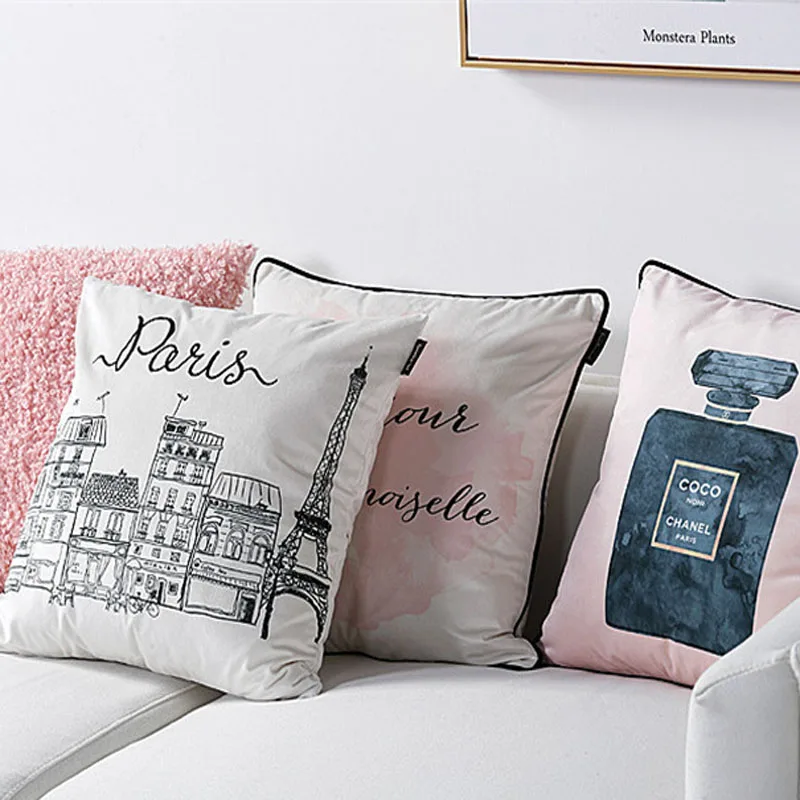 Романтическая наволочка для подушки Housse De Coussin рождественские украшения дома