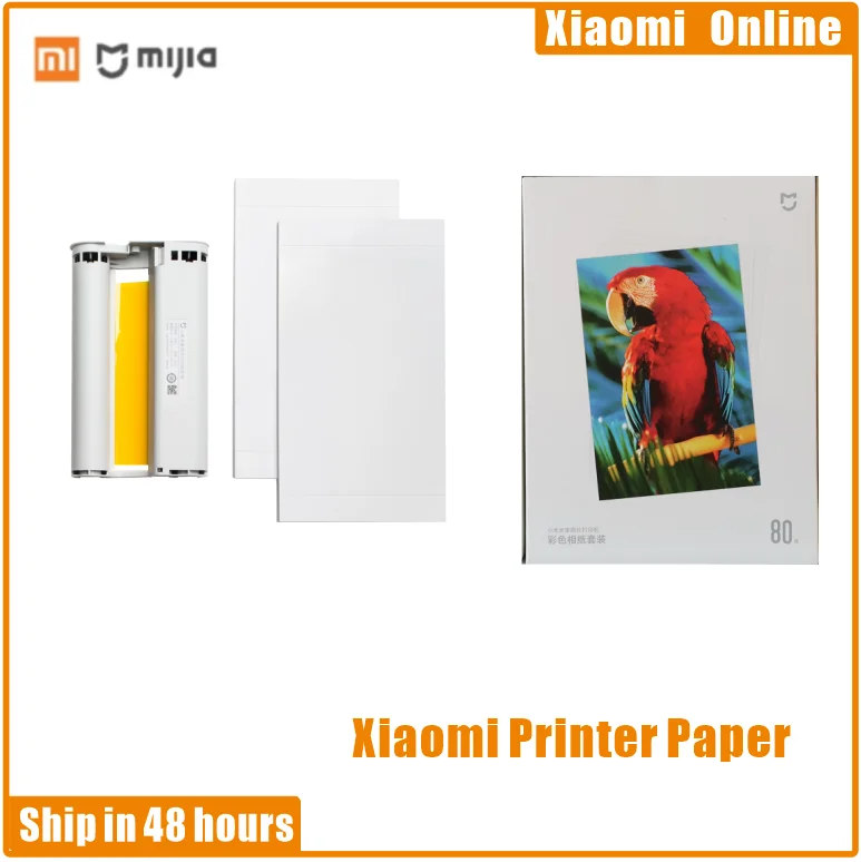 Xiaomi Mijia-papel fotográfico con revestimiento de Color, 6 pulgadas, para Papel de impresora de fotos Xiaomi Mijia