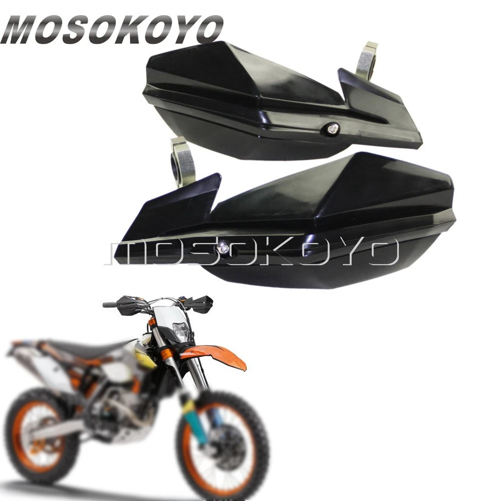 Защита для рук из черного пластика 22 мм 28 7/8 дюйма EXC EXF SMR Kawasaki KLX 150 Yamaha WR TTR 250|Защита